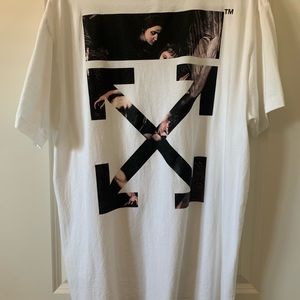 Off white caravaggio arrows oversized t shirt
